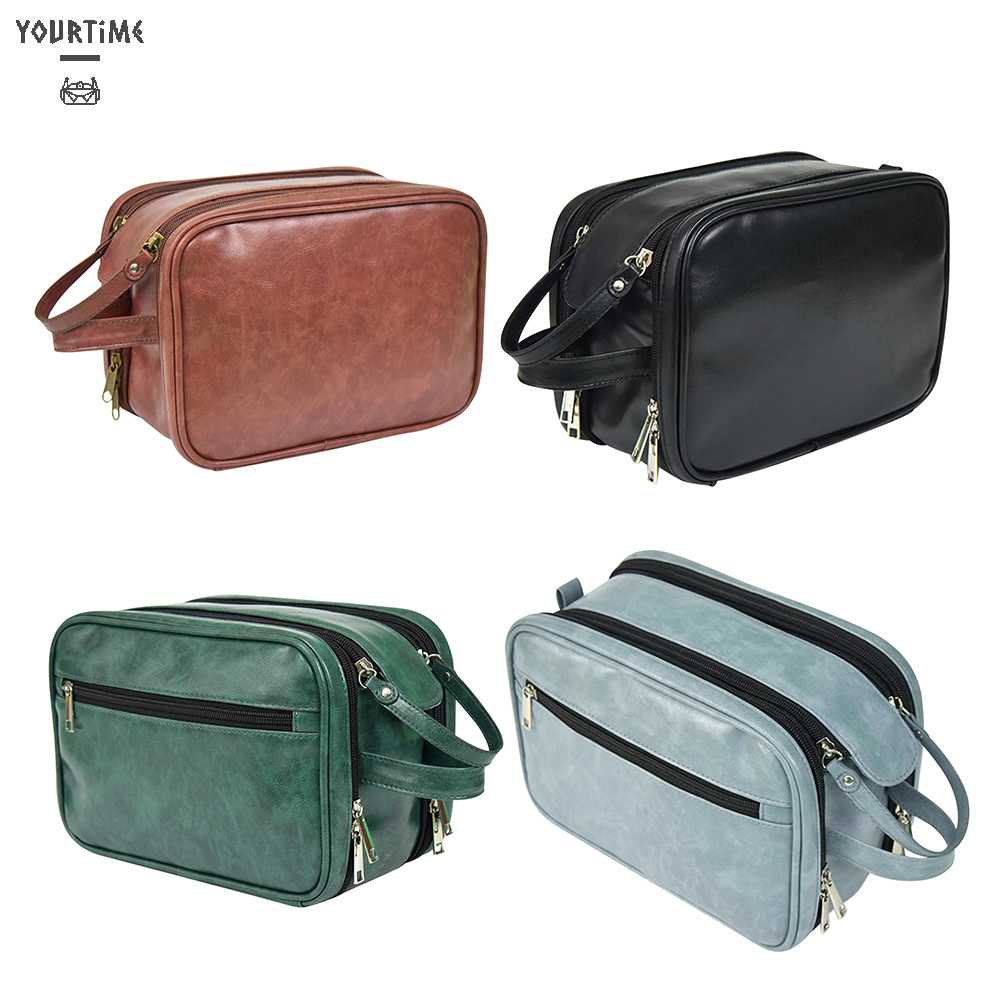 Túi Đựng Mỹ Phẩm Da PU Chống Thấm Nước Sức Chứa Lớn Tiện Dụng