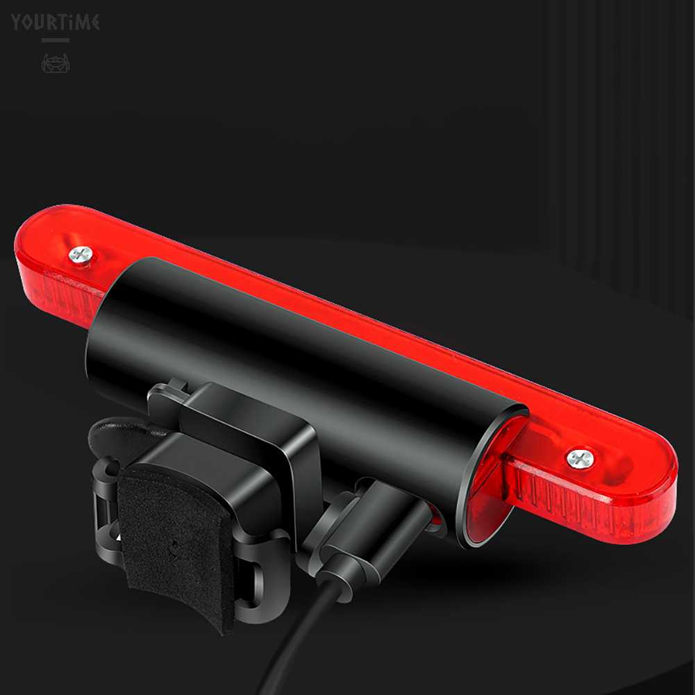 Đèn Đuôi Xe Đạp 4 Chế Độ Sáng 90LM Kết Nối USB