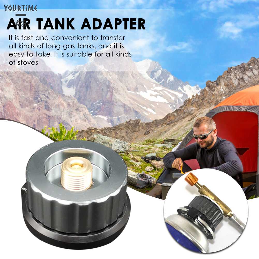 Đầu Chuyển Đổi Bếp Ga Bằng Hợp Kim Nhôm Tiện Dụng Khi Đi Cắm Trại