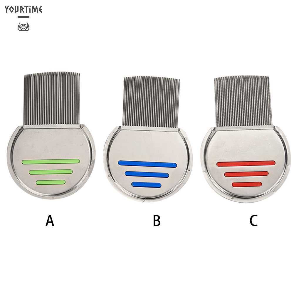 Lược Chải Tóc Mật Độ Cao Bằng Thép Không Gỉ Tiện Dụng