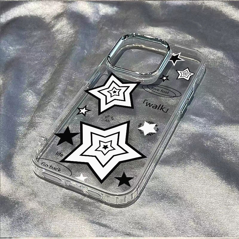 ✅Ốp Điện Thoại Dẻo Họa Tiết Ngôi Sao Đơn Giản Chống Sốc Cho Iphone 14pro 13iPhone12 8 plus 117 max / OW0Q