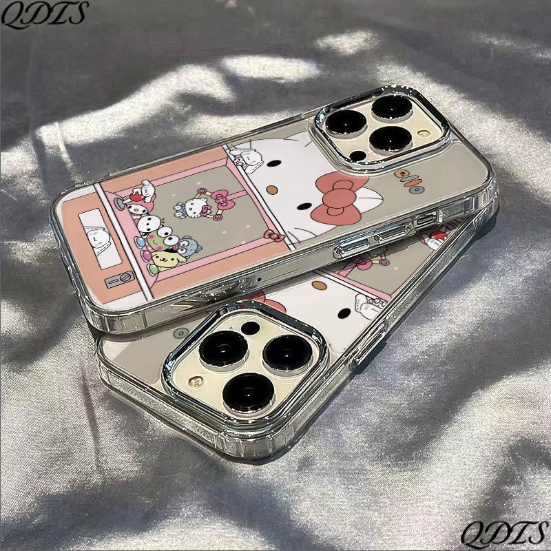 ✅Ốp Điện Thoại Dẻo Họa Tiết Hoạt Hình Mèo Dễ Thương Chống Sốc Cho iPhone1214pro11 7KT plus / 8 13