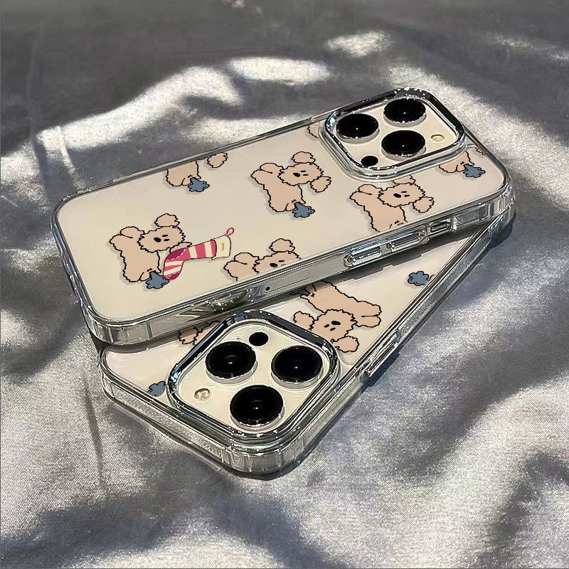 ✅Ốp Điện Thoại Mềm Chống Sốc In Hình Cún Dễ Thương Cho Iphone 1378 11 14pro 12 / 4TQA