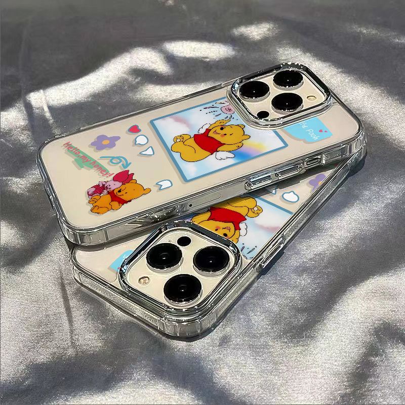 ✅Ốp Điện Thoại Mềm Hình Winnie the Pooh Chống Sốc Cho Apple Iphone 71114pro 8Plus 12 13 / 1EZ7