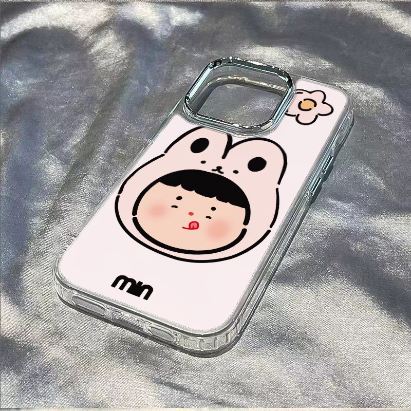 ✅Ốp Điện Thoại Mềm Hình Thỏ Chống Sốc Cho iPhone12xs713 14promax8plus 11Inch