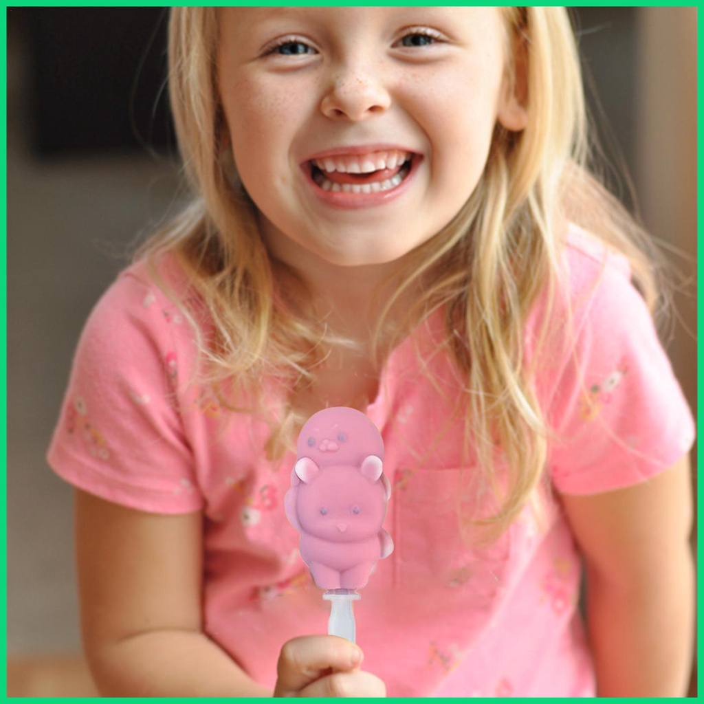 Khuôn Silicone Làm Kem Que Thủ Công Tái Sử Dụng Tiện Lợi