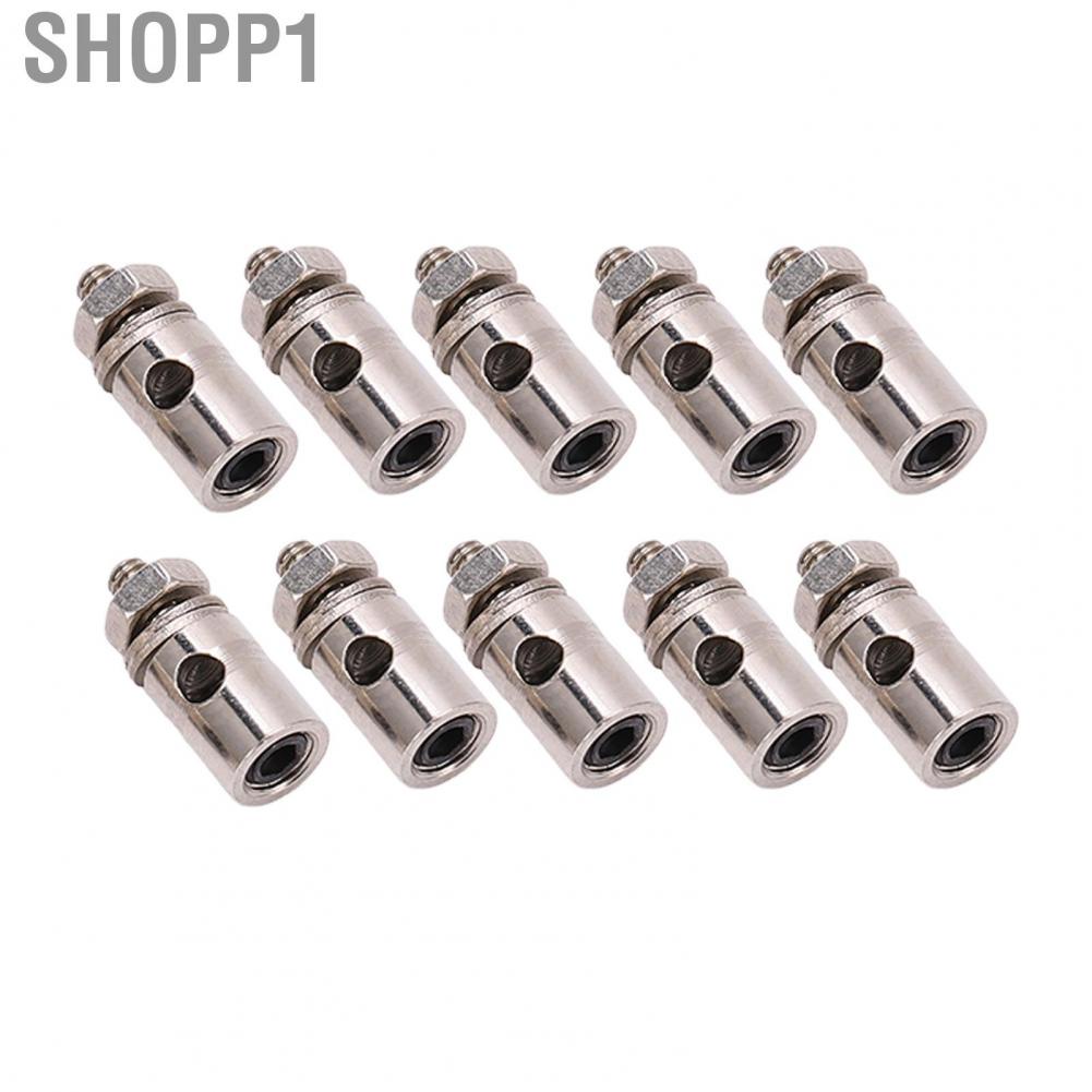 Shopp1 10pcs RC 1.8mm Pushrod Connector Linkage Stoppers For Model Airplane Plane