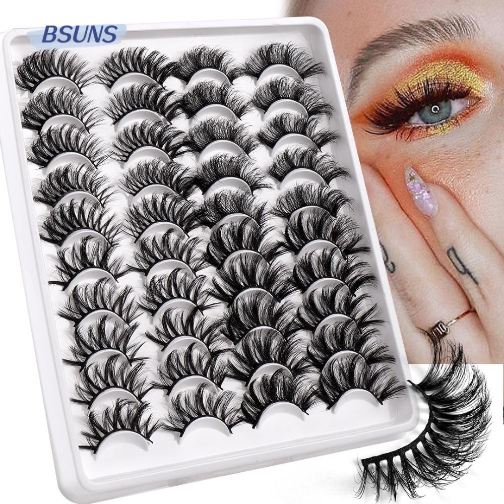 Set 20 Cặp Lông Mi Giả Handmade Trang Điểm Tự Nhiên