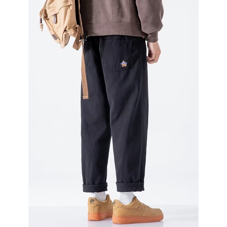 Quần Dài Dáng Rộng Phong Cách Đường Phố Thời Trang Xuân Hè 2023 Mới Cho Nam