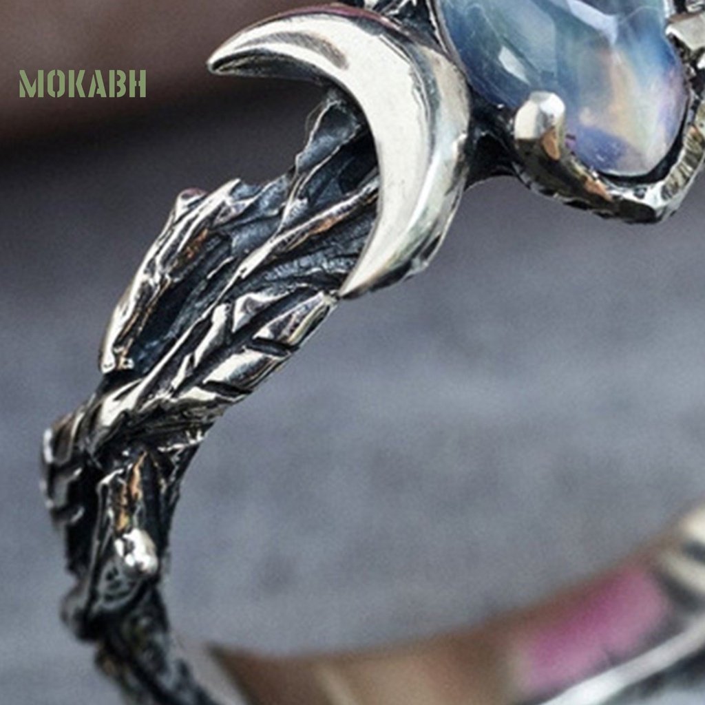 Nhẫn Màu Bạc Phong Cách Retro Tinh Tế Thời Trang Cho Nữ