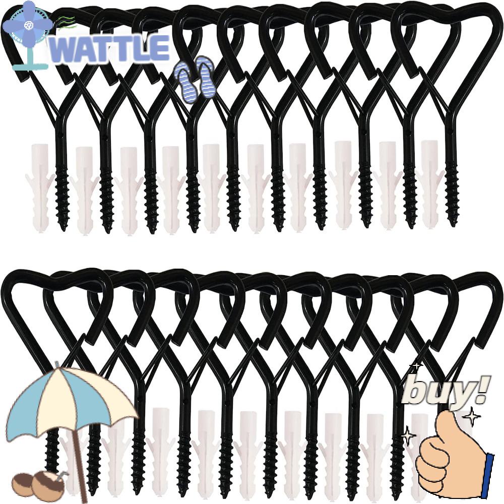 Set 20 Móc Treo Đèn Trần Nhà Bằng Thép Carbon Hình Trái Tim Trang Trí Tiệc Giáng Sinh