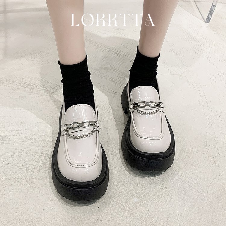 LORRTTA giày cao gót nữ giày nữ lolita giày Giày búp bê gót đại đính tinh thể 2023NEW 23Z23061211