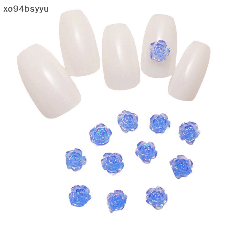 Set 50 Hạt Nhựa 3D xo94bsyyu 4 Màu Trang Trí Móng Tay Nghệ Thuật