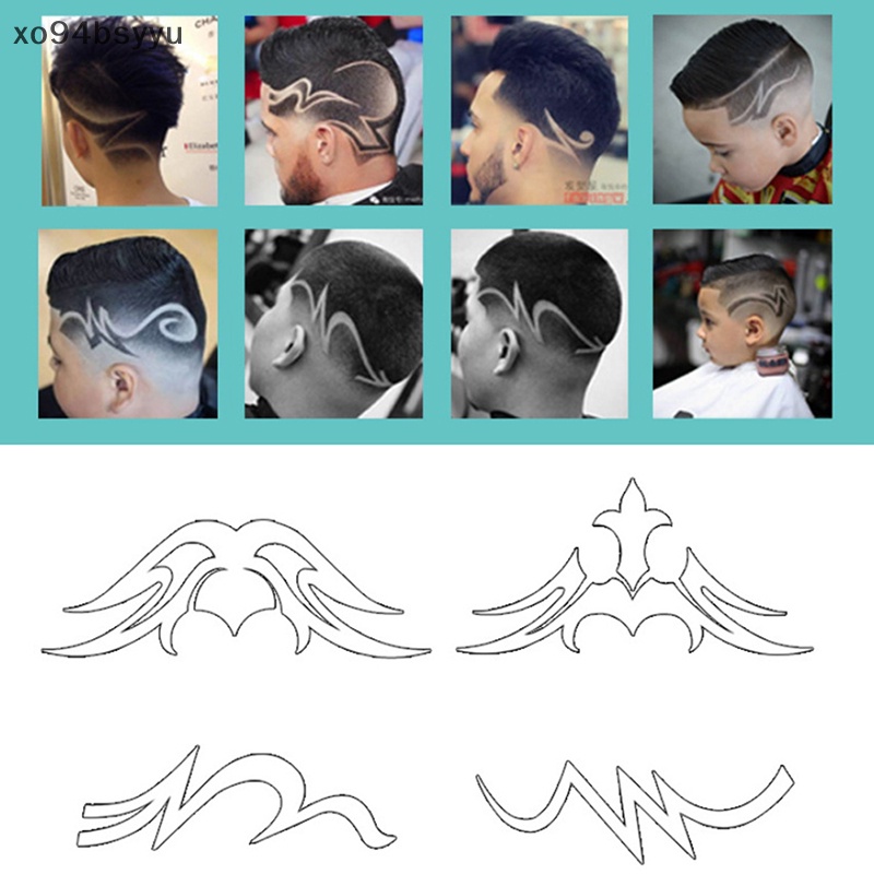 Set 20 Khuôn Xo94Bsyu Hỗn Hợp Cắt Tóc Hình Xăm DIY