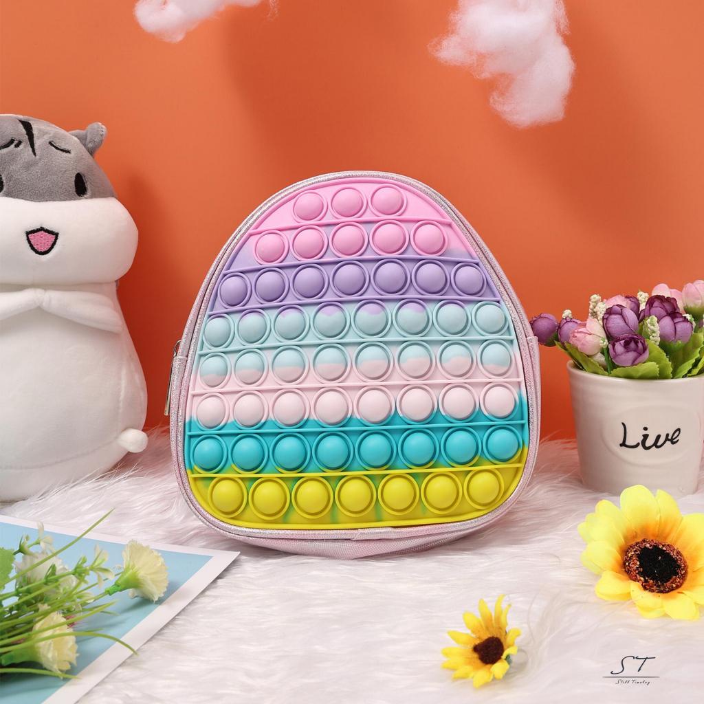 Ba Lô Bong Bóng CY03-Kids Trọng Lượng Nhẹ Vui Nhộn Đồ Chơi Nhấn Nút Cảm Ứng
