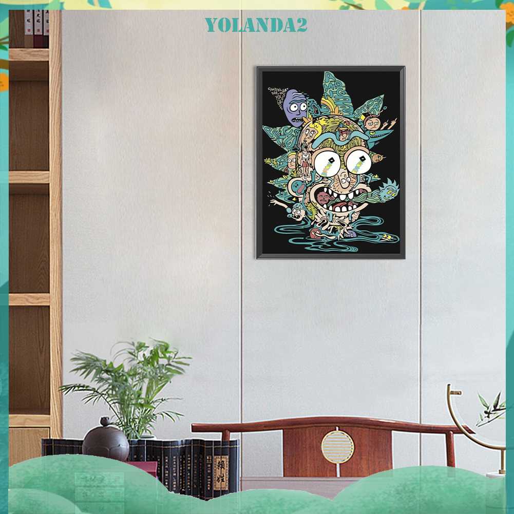 Tranh Đính Đá Kim Cương Toàn Bộ 5D DIY Hình Đầu Lâu