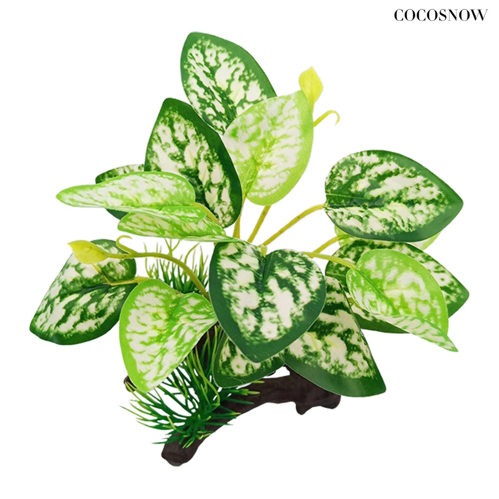 Cây Sen Đá Giả Bằng Nhựa Trang Trí Bể Cá