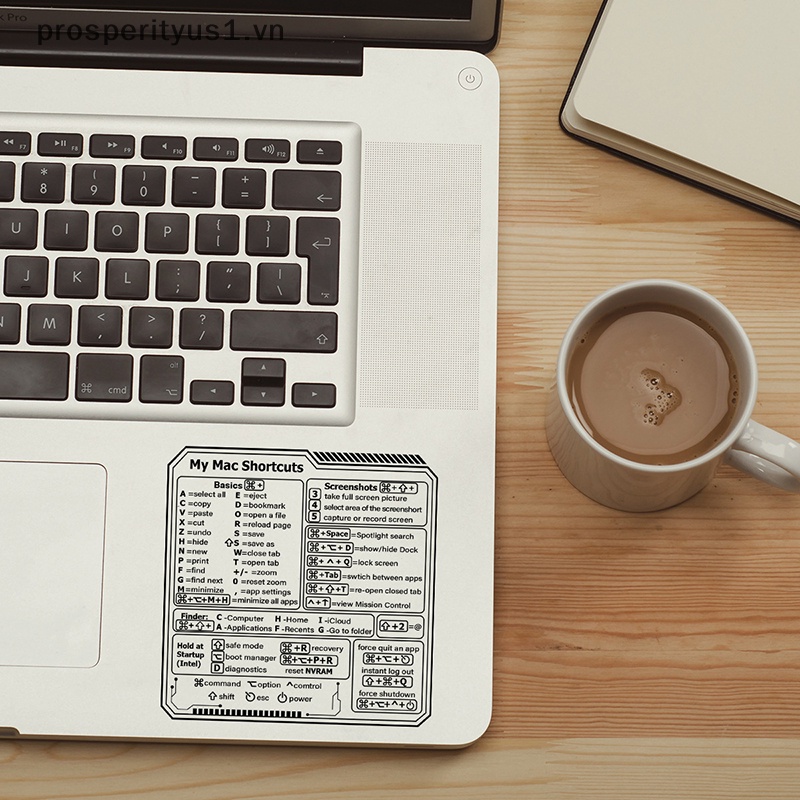 [prosperityus1] Miếng Dán Bàn Phím Tắt Máy Tính Tự Dính Cho Windows PC Laptop