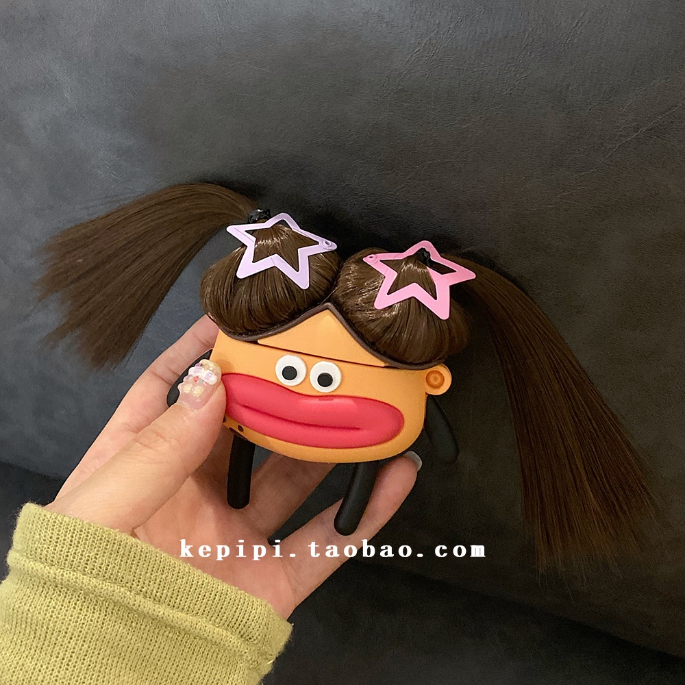 Vỏ Bảo Vệ Hộp Sạc Tai nghe không dây Airpods3 Pro 2 Hình Xúc Xích Dễ Thương