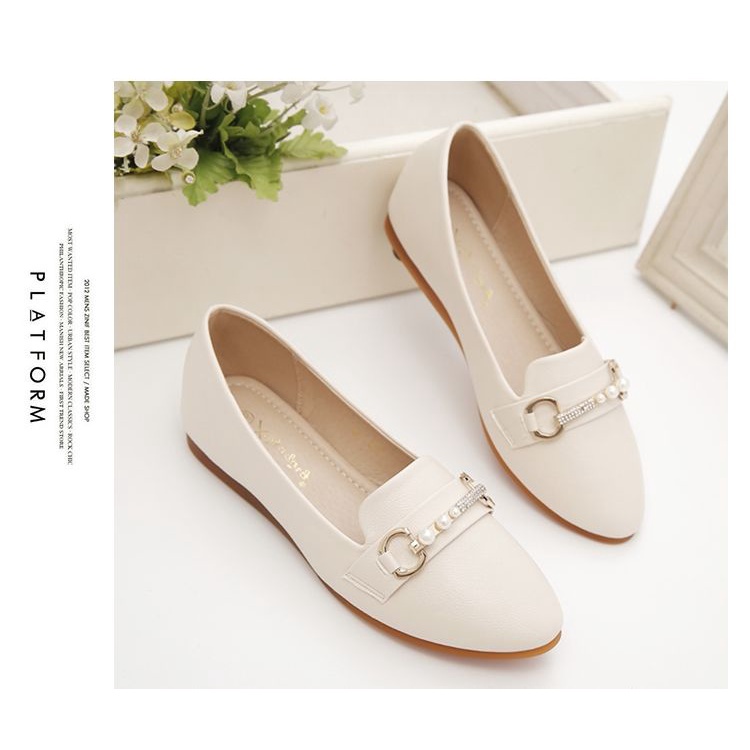 Giày Lười Da Đế Dày Phong Cách Anh Quốc Thời Trang Xuân Thu 2023 5FQQ