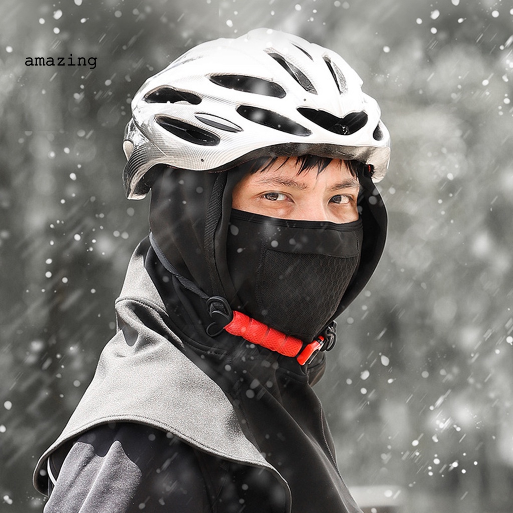 Khẩu Trang Balaclava Vải Lông Cừu Che Mặt Chống Đóng Băng Đa Năng Dành Cho Đi Xe Đạp MTB