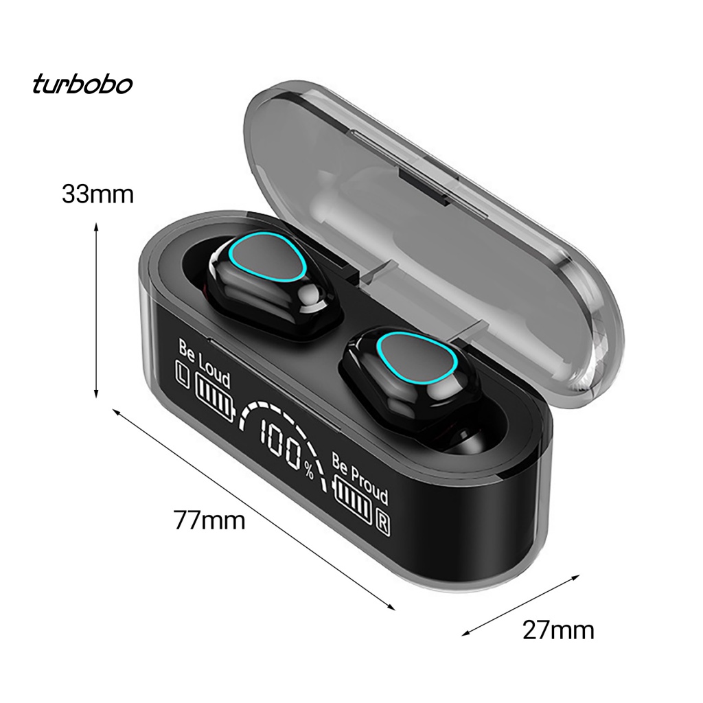 Tai Nghe Thể Thao Không Dây Bluetooth Chống Nước IPX5 G35B Giảm Tiếng Ồn Màn Hình LED Kỹ Thuật Số