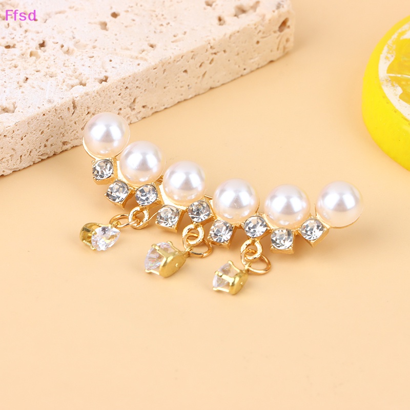 {Ffsd} Ghim Cài Áo Bằng Hợp Kim Đính Ngọc Trai Trắng Thời Trang An Toàn Cho Nữ * Bán Chạy