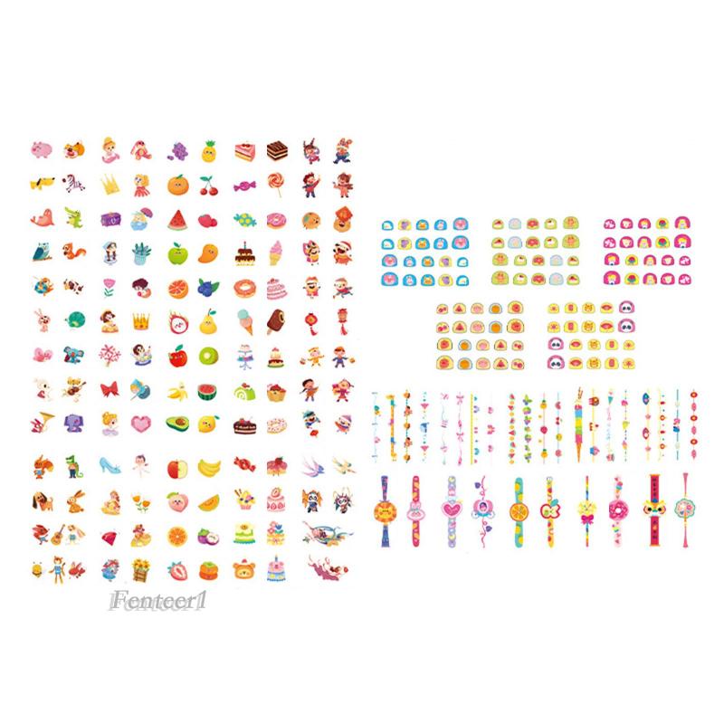 [Fenteer1] Sticker Dán Móng Tay Dễ Thương Dành Cho Trẻ Em