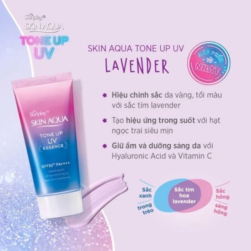 Tinh chất chống nắng SUNPLAY Skin Aqua Tone Up UV Essemce với SPF50+ PA++++