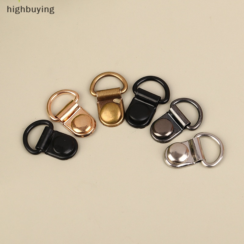 Set 10 Vòng Khóa Chữ D Bằng Kim Loại Chuyên Dụng Sửa Chữa Túi Xách Leo Núi