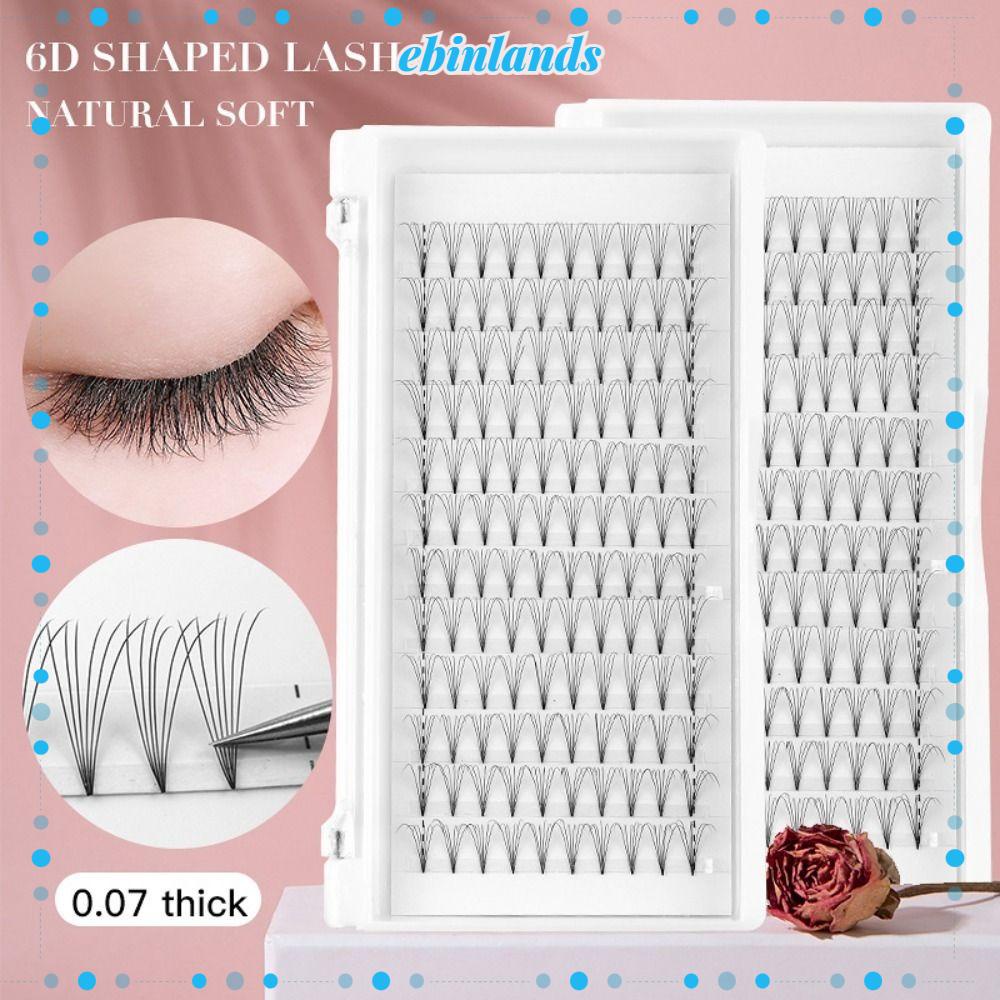 Hộp 120 Cụm Lông Mi Giả Mềm Mại Trang Điểm Mắt Cá Nhân Phong Cách Nga