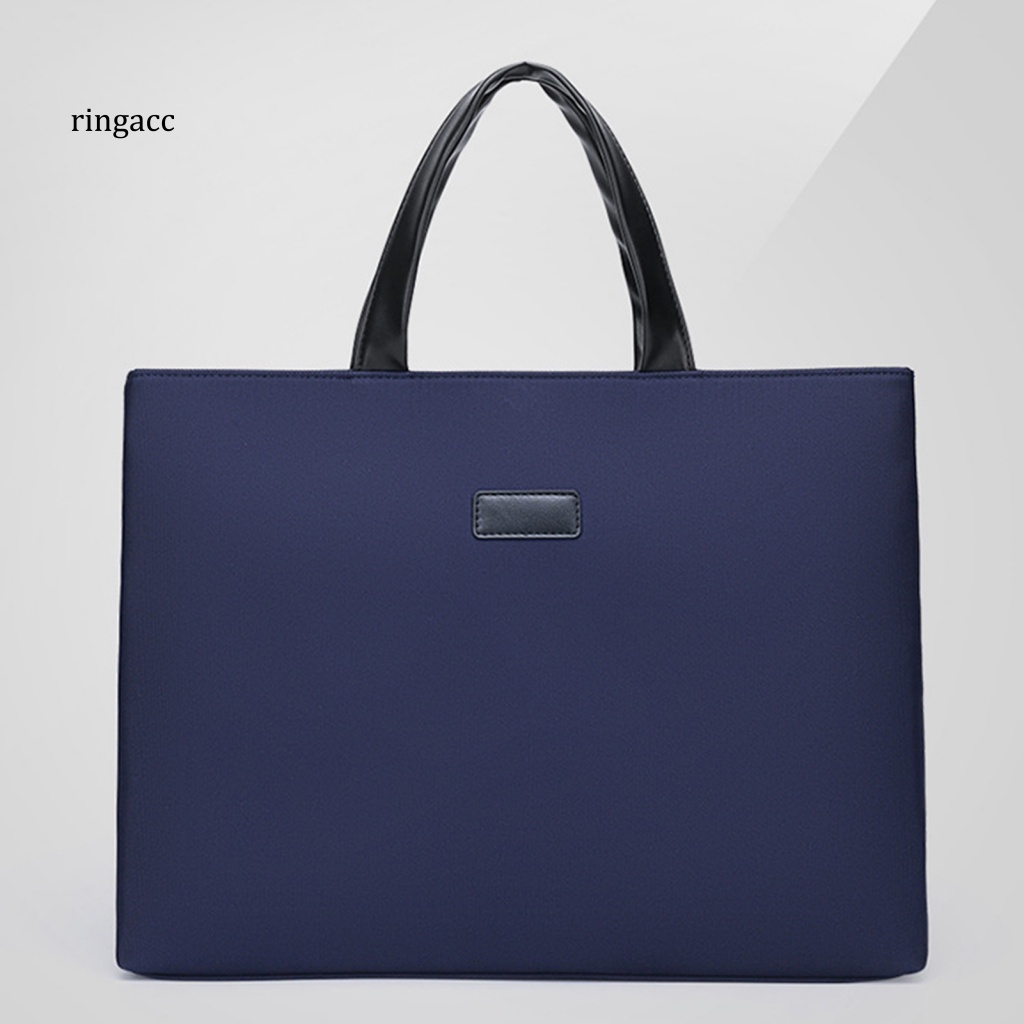 Túi Đựng Tài Liệu RGA Sức Chứa Lớn Chống Mài Mòn Chống Thấm Nước Có Khóa Kéo Màu Sắc Đơn Giản Cho Nam