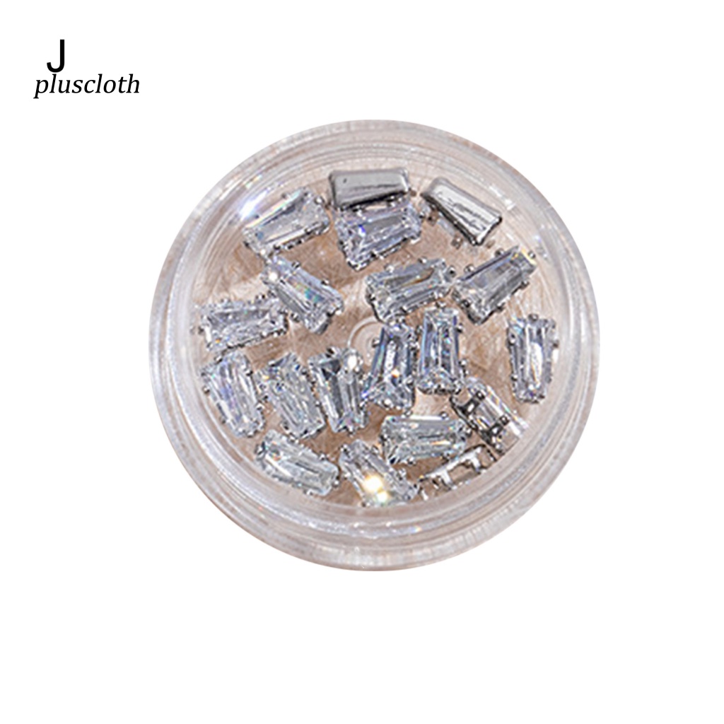 1 Hộp Phụ Kiện Trang Trí Móng Tay Nghệ Thuật Tạo Hiệu Ứng 3D Bằng Hợp Kim DIY