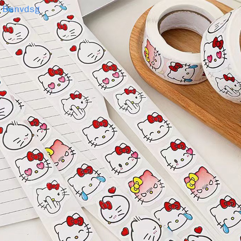 Bộ 500 Sticker Hello Kitty Pachacco Chống Thấm Nước Dùng Để Trang Trí Sổ Tay / Nhật Ký