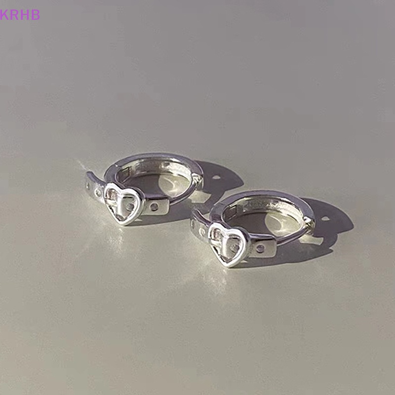 Khuyên Kẹp Thắt Lưng Hình Trái Tim Không Đục Lỗ Phong Cách Punk Cá Tính Dành Cho Nữ Mới