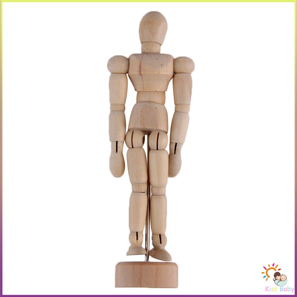 4.5''/5.5'' Mô Hình Vẽ Bằng Gỗ Con Người Nam Lùn Rối Nộm Khớp Bán Trên Toàn Thế Giới [H/20]