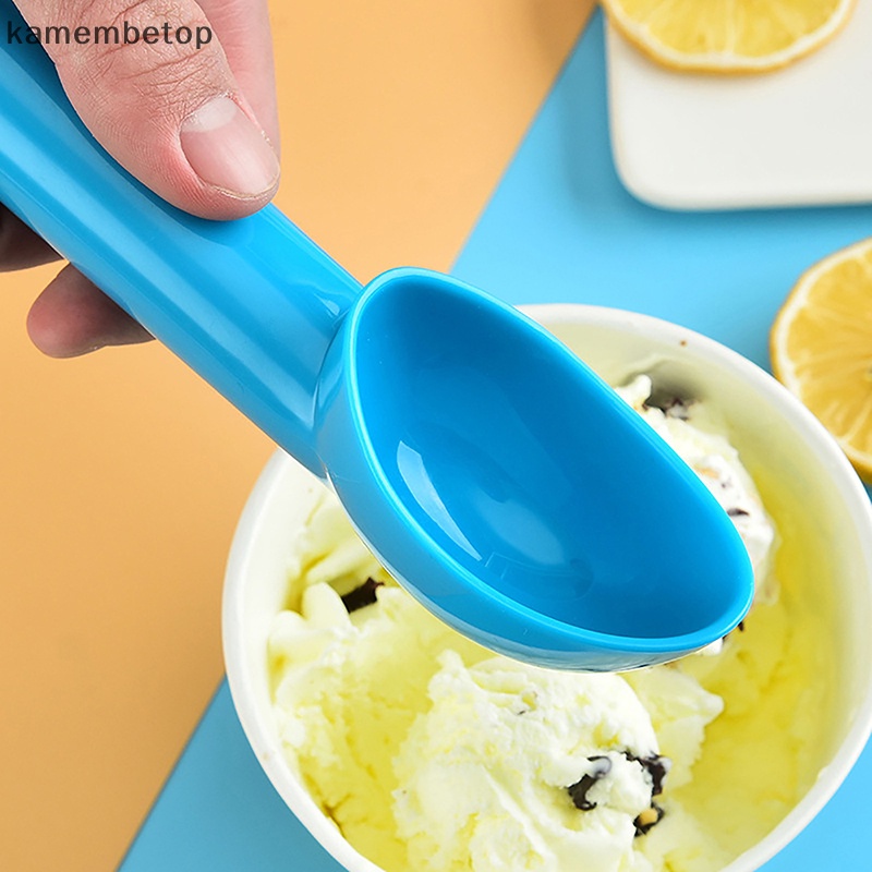 Muỗng Múc Kem / Tráng Miệng Bằng Nhựa Không Dính Tiện Dụng Cho Nhà Bếp