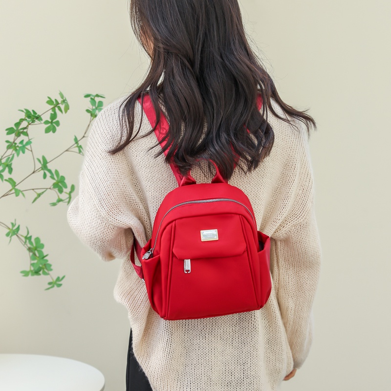 Balo hai vai nhẹ nhàng nữ thời trang mẫu mới, ba lô mini thường ngày, ba lô nữ đi học thời trang
