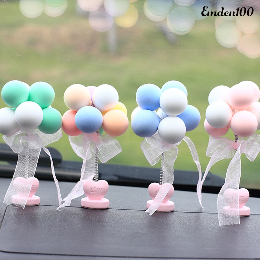 Bong Bóng Nhiều Màu Trang Trí Nội Thất Xe Hơi