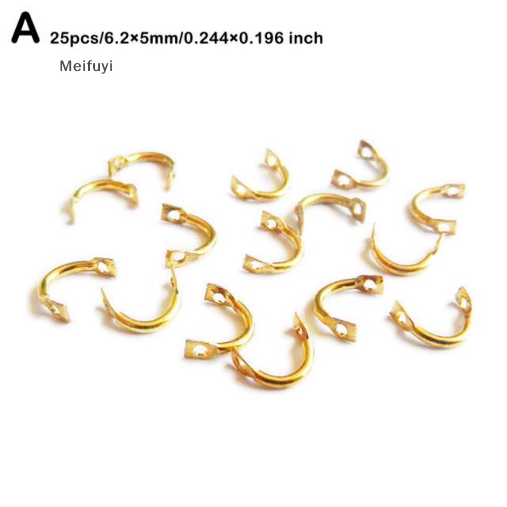 [Meifuyi] Bộ 25 Dụng Cụ Câu Cá Quay Dễ Dàng Bằng Đồng Thau Clevis