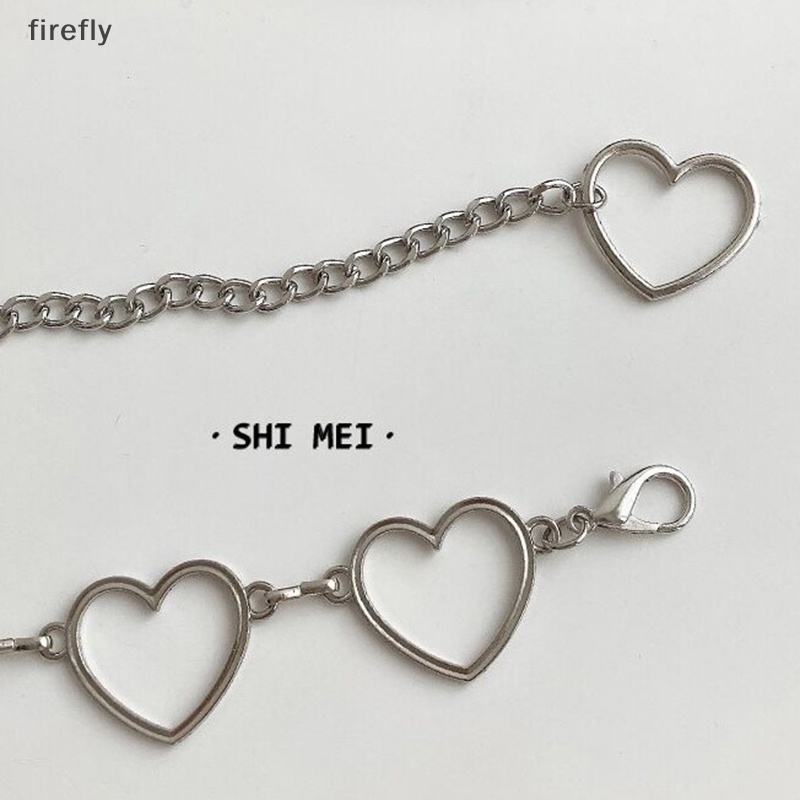 Thắt Lưng Dây Xích 100cm Hình Trái Tim Rỗng Phong Cách Hip Hop Cổ Điển Thời Trang Cho Nữ