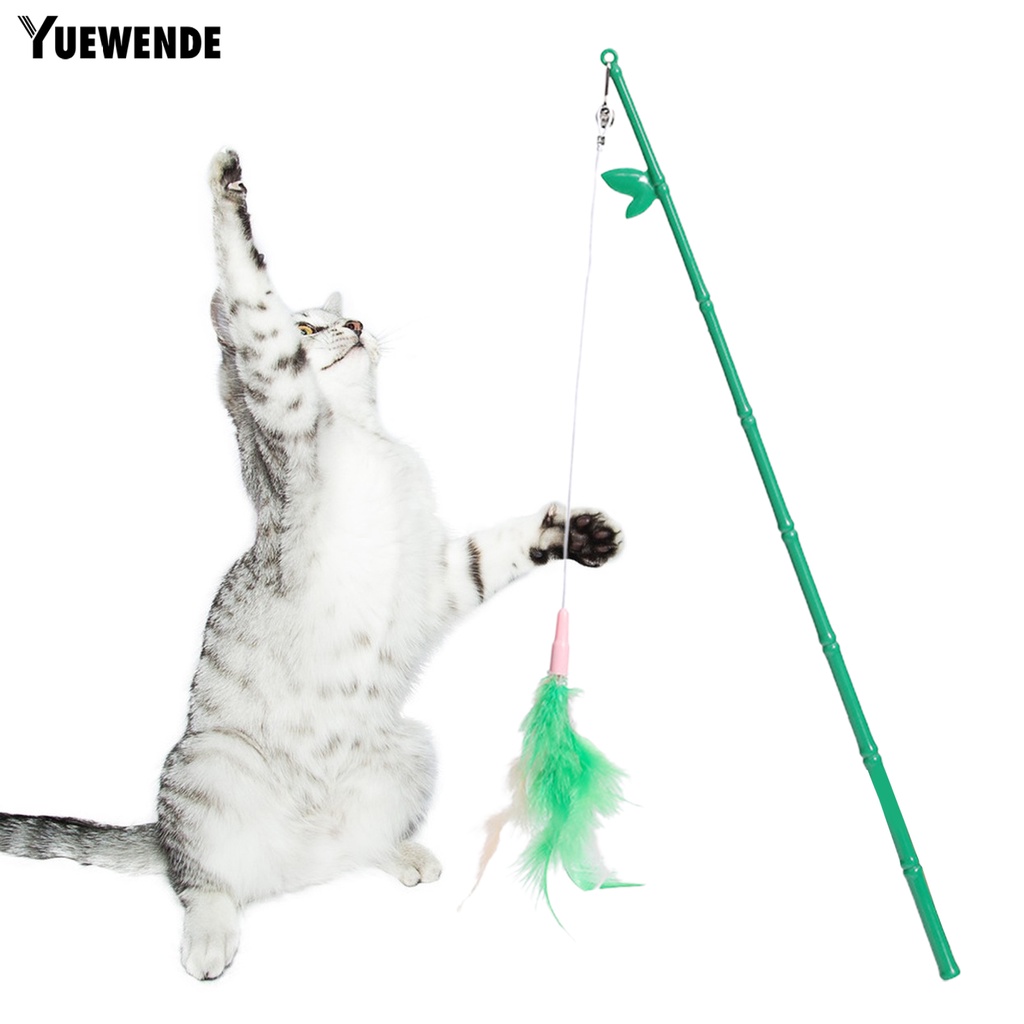 Đồ Chơi Que Tre Đàn Hồi Linh Hoạt Có Thể Tháo Rời Cho Mèo Cưng