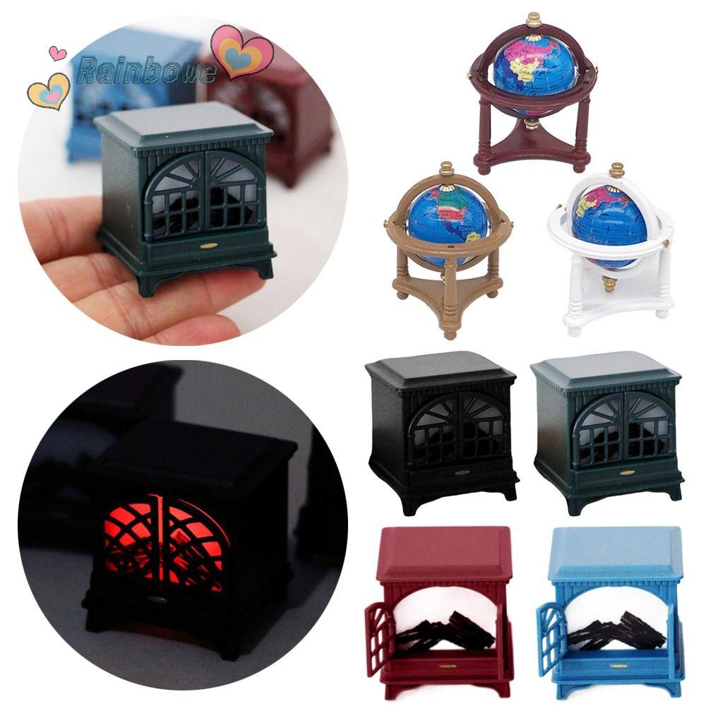 Lò Sưởi Màu Cầu Vồng Trang Trí Phòng Khách Mới Tỉ Lệ 1: 12