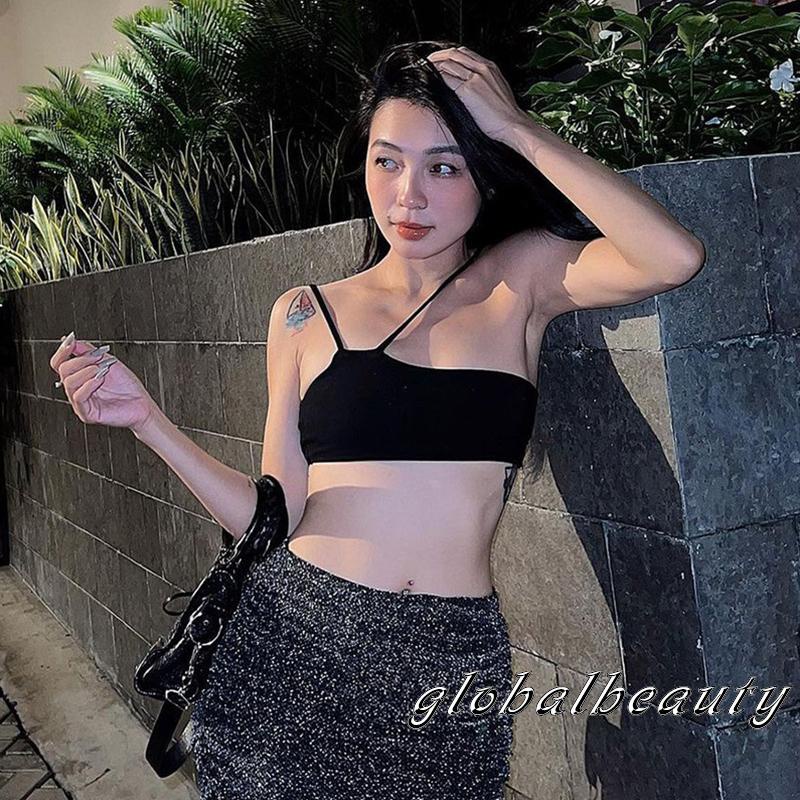 Áo Hai Dây Hở Lưng Dáng Ôm Thời Trang Mùa Hè Quyến Rũ Cho Nữ