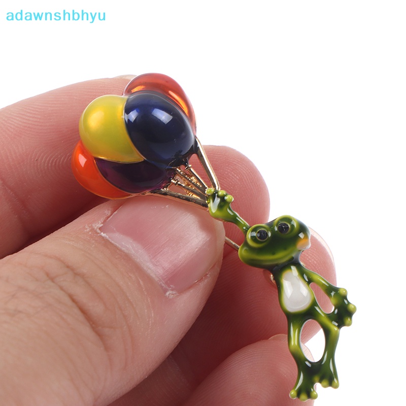 Ghim Cài Áo Hình Ếch Đeo Bong Bóng Ngộ Nghĩnh