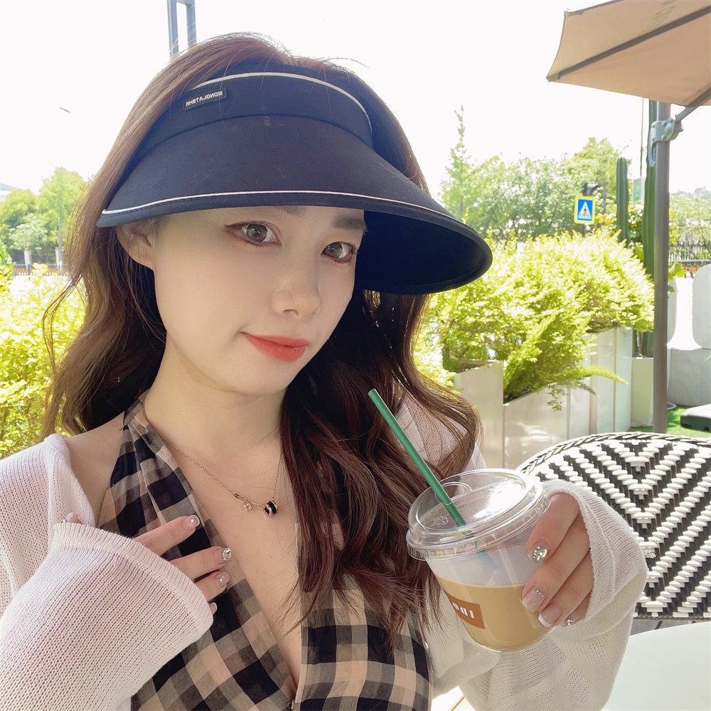 Mũ Rộng Vành Chống Nắng Không Chóp Có Thể Điều Chỉnh Kích Cỡ Dành Cho Nữ