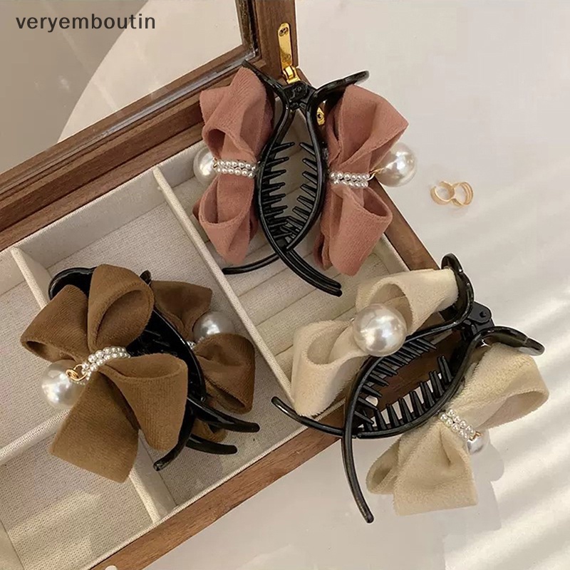 Kẹp Tóc Hình Cá Mập Đính Ngọc Trai Thời Trang Cho Nữ