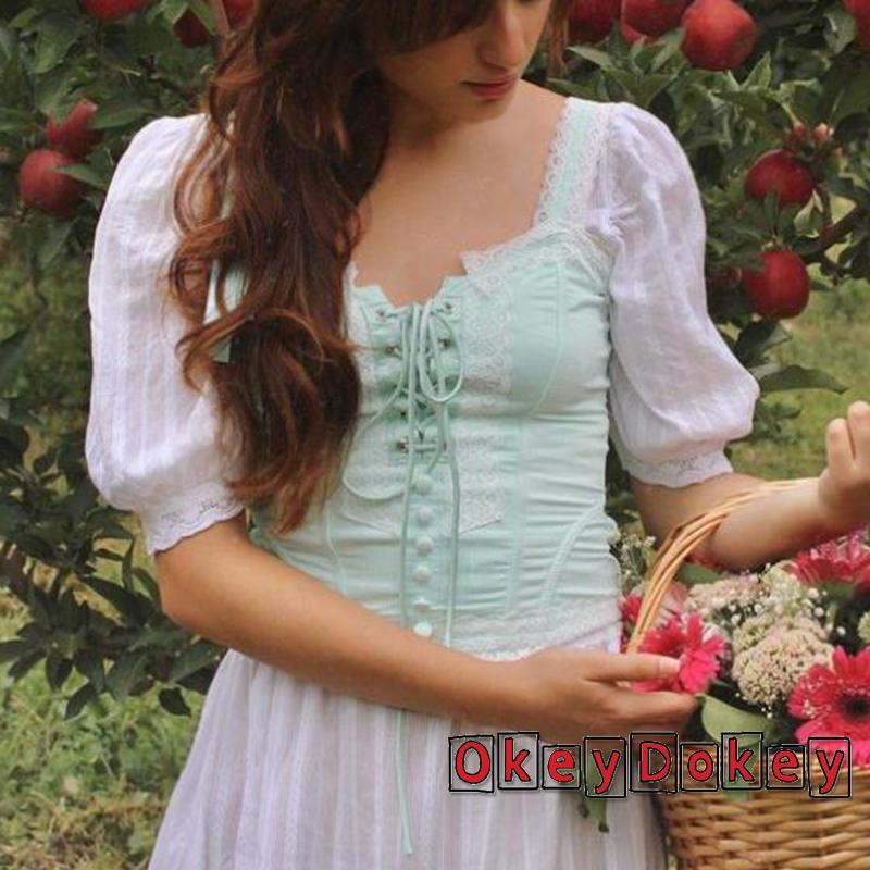 Áo Nịt Ngực Buộc Dây Trước Y2K Kiểu Vintage Đáng Yêu Cho Bạn Gái