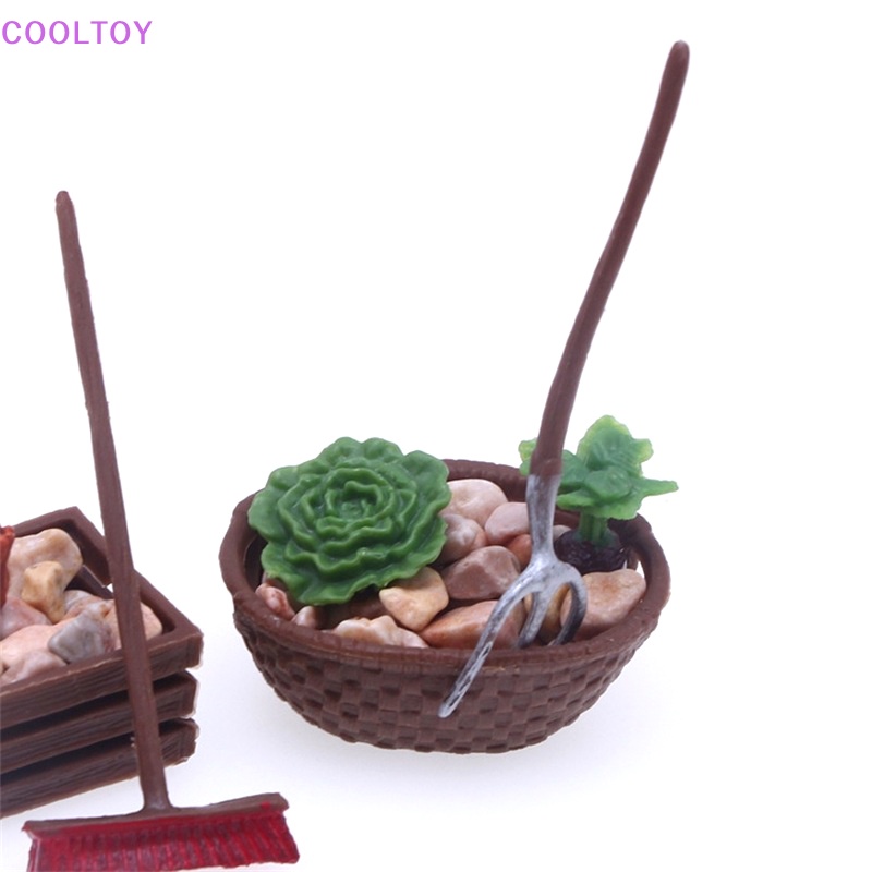 1 Bộ Giỏ Đựng Rau Củ Quả 1: 12 Trang Trí Nhà Búp Bê