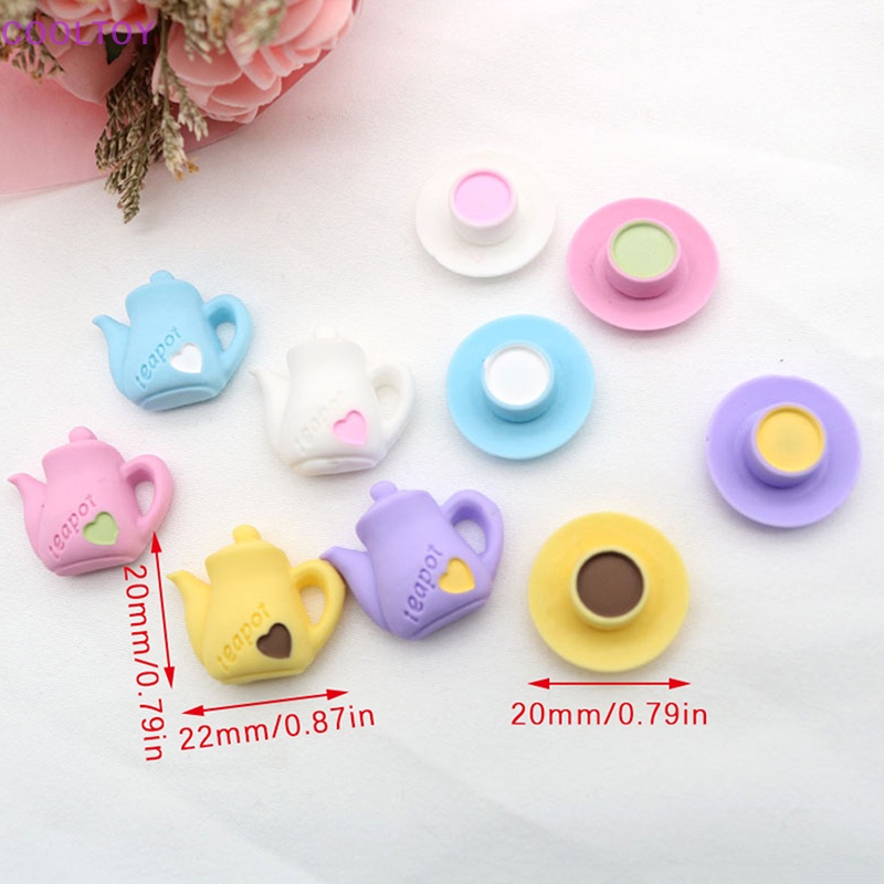 Cooltoy Mô Hình Ấm Cà Phê mini Trang Trí Nhà Búp Bê